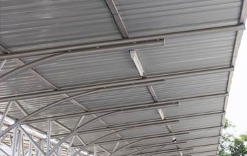 installing Lower Rea metal roofing